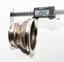 3.5"ID V-band Flange to 2.5"ID V-band Flange Steel Adapter 2.58" Height