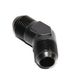 BLACK AN10 10-AN Male to 10AN AN-10 Male 45 Degree Flare Swivel Fitting Adapter