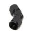 BLACK AN10 Female to 10AN AN-10 Female 45 Degree Flare Swivel Fitting Adapter