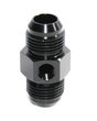 BLACK AN10 Male to 10AN Male Straight Flare Fitting w/1/8 quot; NPT Gauge Port