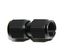 BLACK AN6 Female to 6AN AN-6 Female Straight Flare Swivel Fitting Adapter