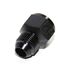 BLACK AN10 Female to 8AN AN-8 Male Straight Flare Swivel Fitting Adapter