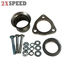 New 2 1/4" Semi-Direct Fit Exhaust Flared Y Pipe Triangle Flange Repair Kit