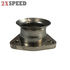 New 2 1/4" Semi-Direct Fit Exhaust Flared Y Pipe Triangle Flange Repair Kit