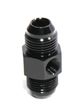 BLACK AN8 Male to 8AN Male Straight Flare Fitting Adpater w/1/8 