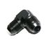 BLACK AN8 8-AN Male to 8AN AN-8 Male 90 Degree Flare Swivel Fitting Adapter