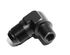 BLACK AN10 10-AN Male to 3/8"NPT Male 90 Degree Flare Fitting Adapter