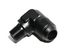 BLACK AN10 10-AN Male to 3/8"NPT Male 90 Degree Flare Fitting Adapter