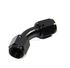 BLACK AN4 Female to 4AN AN-4 Female 45 Degree Flare Swivel Fitting Adapter