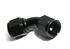 BLACK AN12 Female to 12AN AN-12 Female 45 Degree Flare Swivel Fitting Adapter