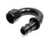 BLACK AN10 10AN AN-10 180 Degree Push On/ Push Lock Hose End Fitting Adapter