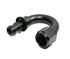 BLACK AN8 8AN AN-8 180 Degree Push On/ Push Lock Hose End Fitting Adapter