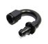 BLACK AN6 6AN AN-6 180 Degree Push On/ Push Lock Hose End Fitting Adapter