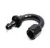 BLACK AN4 4AN AN-4 180 Degree Push On/ Push Lock Hose End Fitting Adapter