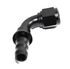 BLACK AN10 10AN AN-10 90 Degree Push On/ Push Lock Hose End Fitting Adapter