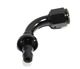 BLACK AN4 4AN AN-4 90 Degree Push On/ Push Lock Hose End Fitting Adapter