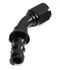 BLACK AN10 10AN AN-10 45 Degree Push On/ Push Lock Hose End Fitting Adapter
