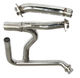 Loop Delete Stainless Steel Y-Pipe Exhaust for 2012-2018 Jeep Wrangler V6 3.6L