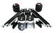Weld On Triangulated Air Ride Mount Bracket 2.75 quot;Axle amp;2500lb Air Bags  amp;4Link Kit