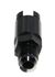 Black AN6 -6AN Male EFI Fitting Adapter to 1/4" Quick Disconnect Push Hard Line