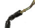 Black AN6 -6AN Male EFI Fitting Adapter to 1/4" Quick Disconnect Push Hard Line