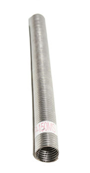 18" Length Galvanized Flexible Exhaust Tubing 1.5"ID Repair Exhaust Pipe