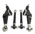 BLACK Front Lower Control Arms+High Angle Tension Rods for 89-94 S240SX 180SX