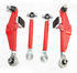 RED SET Front Lower Control Arms+High Angle Tension Rods for 89-94 S240SX 180SX