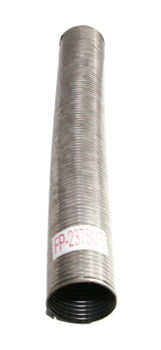 18" Length Galvanized Flexible Exhaust Tubing 2.375" ID Repair Exhaust Pipe