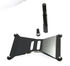 Black Front License Plate Holder Relocation Kit for 13-20 FR-S BRZ 86 WRX STi