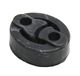 Black Exhaust System Insulator Black Rubber Reduces Vibration Fit Toyota Honda