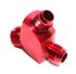 3-Way Y-Block Fitting Adapter AN12 12-AN Male to 2X AN10 10-AN Male RED
