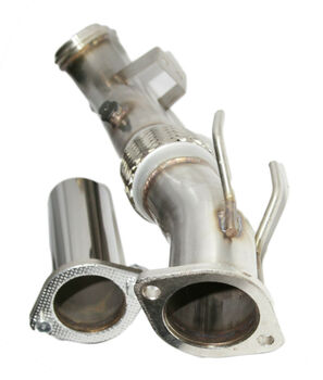 SS 3" Downpipe for 2013-2017 Ford Focus ST Hatchback 4-Door 2.0T 2 Pieces Design