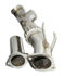SS 3" Downpipe for 2013-2017 Ford Focus ST Hatchback 4-Door 2.0T 2 Pieces Design