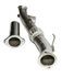 SS 3" Downpipe for 2013-2017 Ford Focus ST Hatchback 4-Door 2.0T 2 Pieces Design
