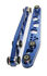 RL+RR Aluminum Rear Lower Control Arms Kit LCA fit 96-00 Honda Civic EK BLUE
