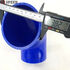 For elbow Silicone hose 90 degree 3.5" to 3" Reducer Coupler Intercooler Blue