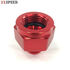 Red AN8 8AN Male to AN-10 Female Straight Swivel Fuel Oil Gas Line Fitting