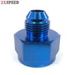 Blue AN8 8AN Male to AN-10 Female Straight Swivel Fuel Oil Gas Line Fitting
