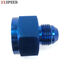 Blue AN8 8AN Male to AN-10 Female Straight Swivel Fuel Oil Gas Line Fitting