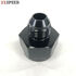 Black AN8 8AN Male to AN-10 Female Straight Swivel Fuel Oil Gas Line Fitting