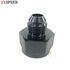 Black AN8 8AN Male to AN-10 Female Straight Swivel Fuel Oil Gas Line Fitting