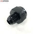 Black AN8 8AN Male to AN-10 Female Straight Swivel Fuel Oil Gas Line Fitting