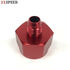 Red AN6 6AN Male to AN-10 Female Straight Swivel Fuel Oil Gas Line Fitting