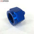 Blue AN6 6AN Male to AN-10 Female Straight Swivel Fuel Oil Gas Line Fitting
