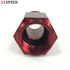 Red AN10 10AN Male to AN-8 Female Straight Swivel Fuel Oil Gas Line Fitting