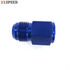 Blue AN10 10AN Male to AN-8 Female Straight Swivel Fuel Oil Gas Line Fitting