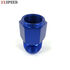 Blue AN10 10AN Male to AN-8 Female Straight Swivel Fuel Oil Gas Line Fitting