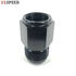 Black AN10 10AN Male to AN-8 Female Straight Swivel Fuel Oil Gas Line Fitting