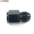 Black AN10 10AN Male to AN-8 Female Straight Swivel Fuel Oil Gas Line Fitting